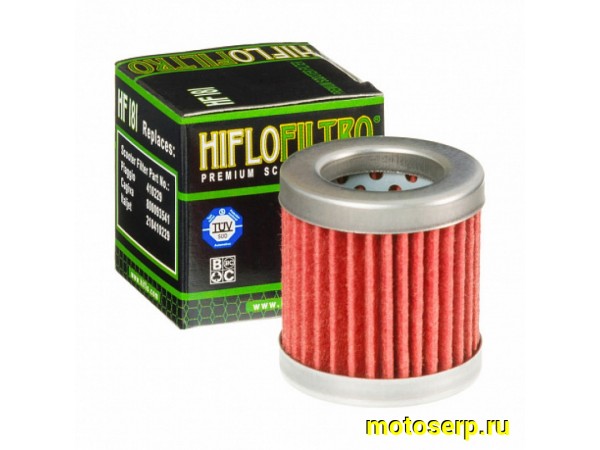 Купить  Масл. фильтр HI FLO HF181 JP (шт) купить с доставкой по Москве и России, цена, технические характеристики, комплектация фото  - motoserp.ru