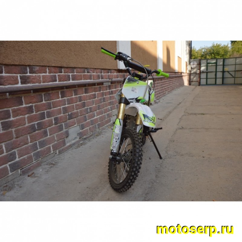 Купить  Питбайк Motoland APEX 10 зеленый (спортинв), 14/12, 4Т, 110cc, АВТОМАТ, эл-стартер, диск/диск (шт) (ML 11007 купить с доставкой по Москве и России, цена, технические характеристики, комплектация фото  - motoserp.ru
