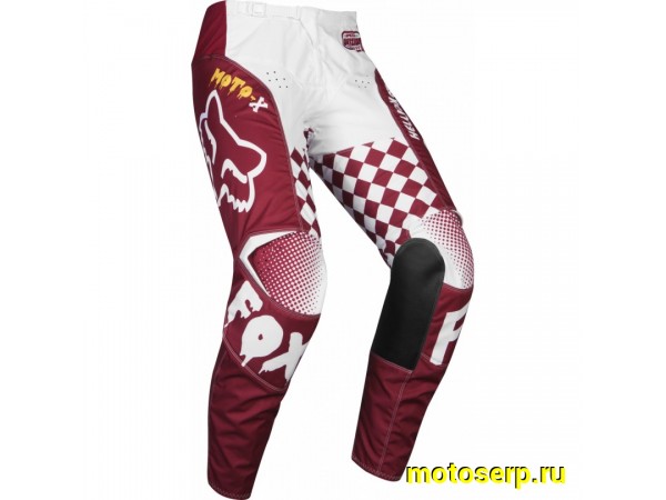 Купить  Штаны для мотокросса Fox 180 Czar Pant Cardinal W30 (21731-465-30) (шт) (Fox Н58448 купить с доставкой по Москве и России, цена, технические характеристики, комплектация фото  - motoserp.ru