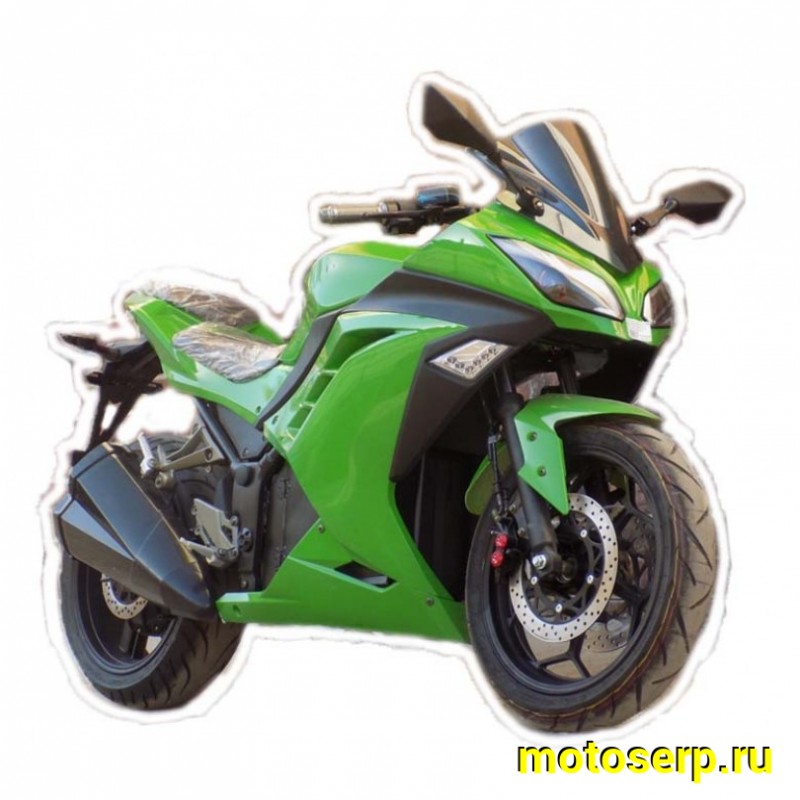 Купить  ====Электромотоцикл Kawasaki Ninja (Кавасаки Ниндзя) 3000W, Кислотные аккум, торм. диск./диск.,кол. 17"/17" (шт) (MOTO-SKUTER купить с доставкой по Москве и России, цена, технические характеристики, комплектация фото  - motoserp.ru