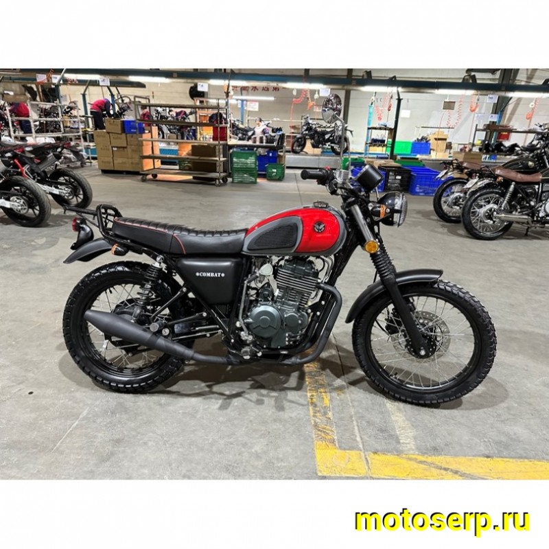 Купить  Мотоцикл MM COMBAT SCRAMBLER 400 (Комбат 400)  397cc , (с ПТС)  4Т, 4клап., 5ск, кол. 19"/18" он же GEON BULLET 400, SHINERAY 400, MASH 500 (шт) купить с доставкой по Москве и России, цена, технические характеристики, комплектация фото  - motoserp.ru