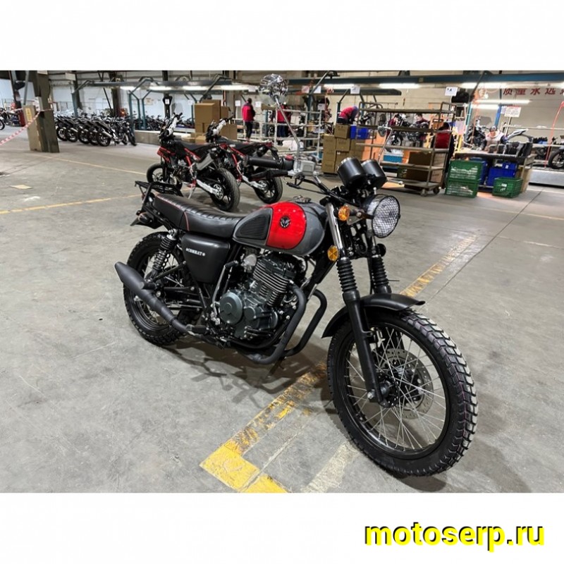 Купить  Мотоцикл MM COMBAT SCRAMBLER 400 (Комбат 400)  397cc , (с ПТС)  4Т, 4клап., 5ск, кол. 19"/18" он же GEON BULLET 400, SHINERAY 400, MASH 500 (шт) купить с доставкой по Москве и России, цена, технические характеристики, комплектация фото  - motoserp.ru