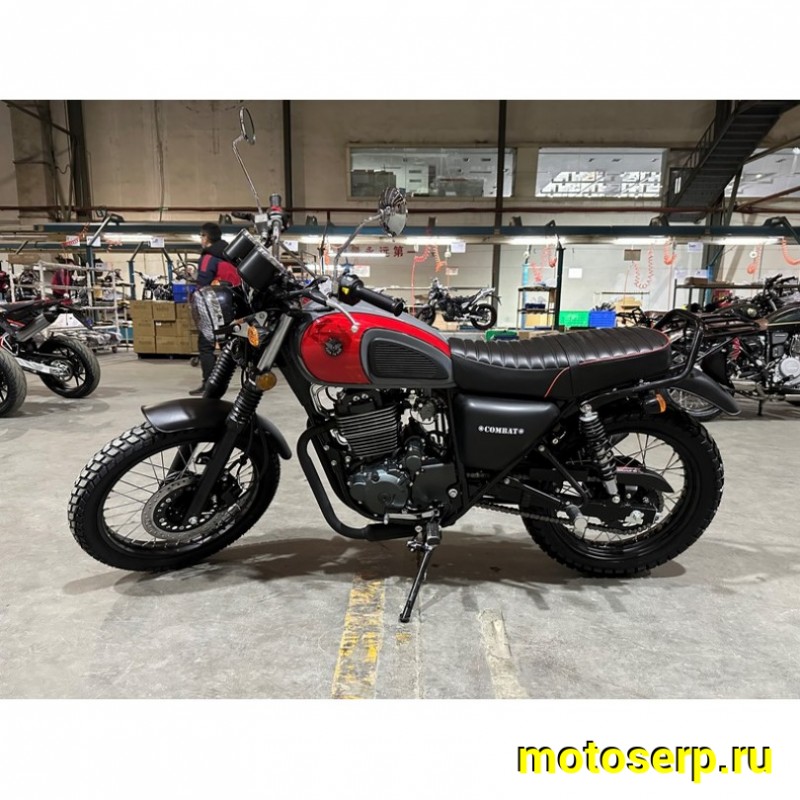 Купить  Мотоцикл MM COMBAT SCRAMBLER 400 (Комбат 400)  397cc , (с ПТС)  4Т, 4клап., 5ск, кол. 19"/18" он же GEON BULLET 400, SHINERAY 400, MASH 500 (шт) купить с доставкой по Москве и России, цена, технические характеристики, комплектация фото  - motoserp.ru