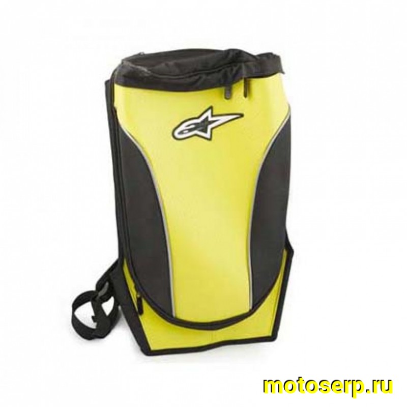 Купить  Сумка - Рюкзак ALPINESTARS (mod:B-12, желтый) (48см*29см*25см) (шт) (MT R-2204 купить с доставкой по Москве и России, цена, технические характеристики, комплектация фото  - motoserp.ru