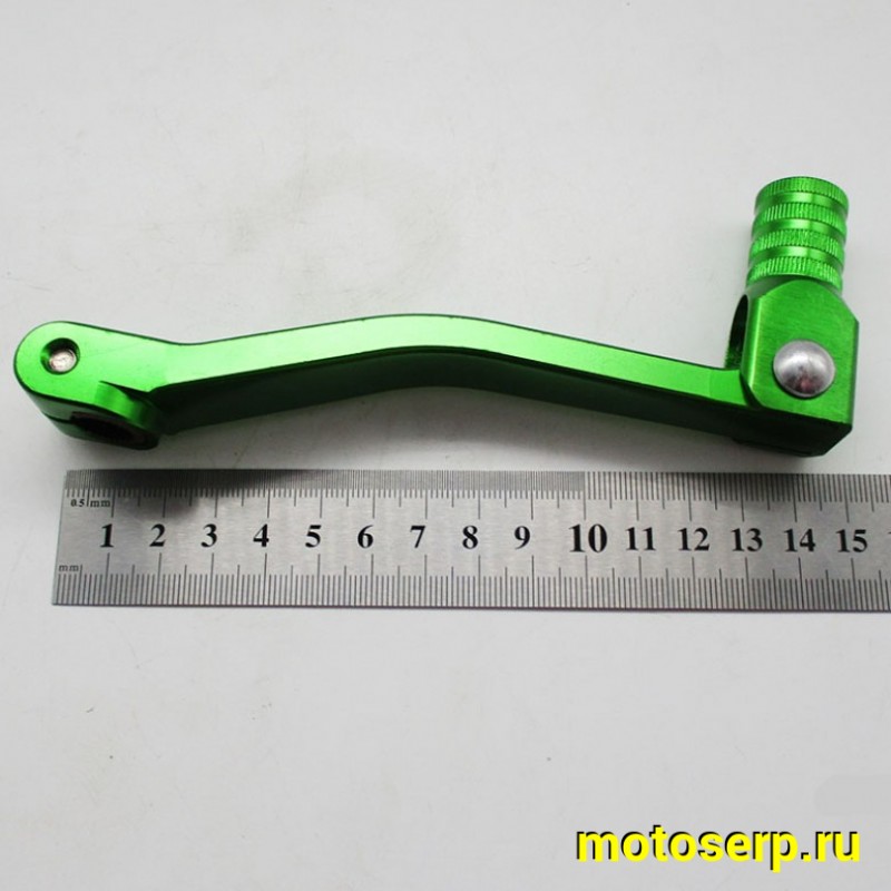 Купить  Ножка (лапка, рычаг, педаль) переключения TTR110, TTR125, BSE PH10-125, KAYO и др. зеленый (алюминиевый) (ТЮНИНГ) (шт) (Кокурин купить с доставкой по Москве и России, цена, технические характеристики, комплектация фото  - motoserp.ru