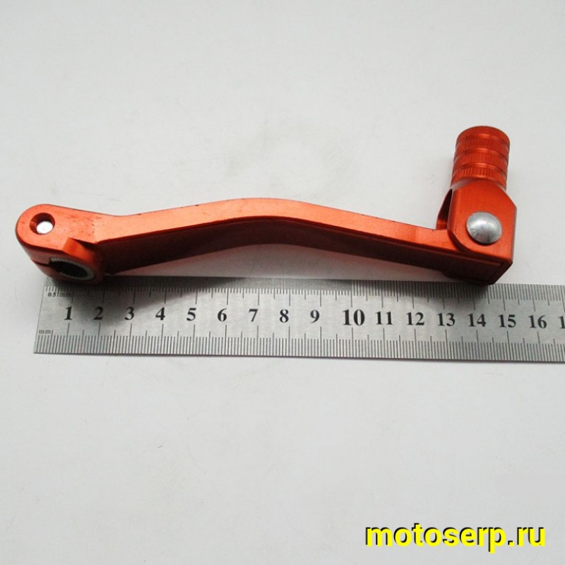 Купить  Ножка (лапка, рычаг, педаль) переключения TTR110, TTR125, BSE PH10-125, KAYO и др. оранжевый (алюминиевый) (ТЮНИНГ) (шт) (Кокурин купить с доставкой по Москве и России, цена, технические характеристики, комплектация фото  - motoserp.ru