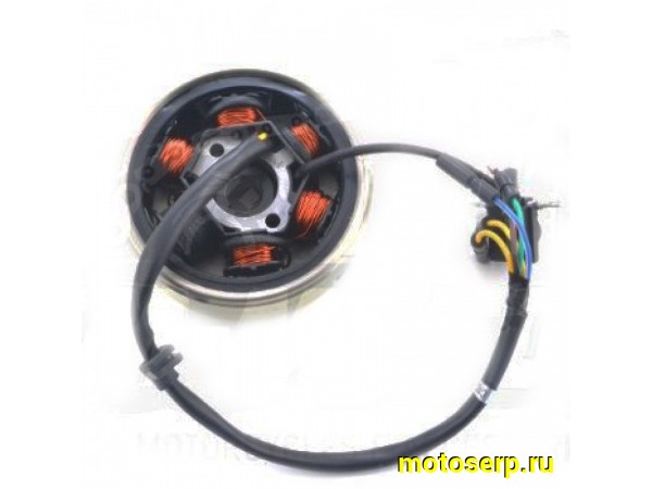 Купить  Генератор (статор +  ротор) 6кат YX140 см3 156FMJ (1+1+1+1+1) (эл.стартер) (шт) (SM 291-1320 купить с доставкой по Москве и России, цена, технические характеристики, комплектация фото  - motoserp.ru