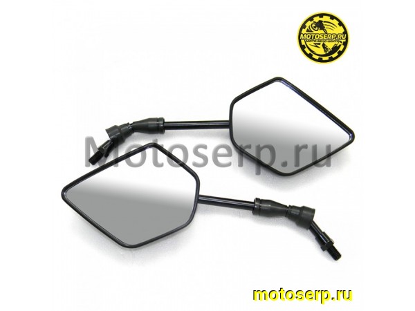 Купить  Зеркала (d-10mm, прав резьба) квадрат SMP-044 SM-PARTS (пар)  (SM 573-6055 купить с доставкой по Москве и России, цена, технические характеристики, комплектация фото  - motoserp.ru
