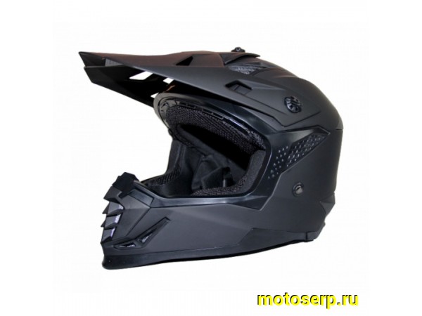 Купить  Шлем Кросс Ataki SC-16 Solid черный матовый р-р S (шт) (0 купить с доставкой по Москве и России, цена, технические характеристики, комплектация фото  - motoserp.ru