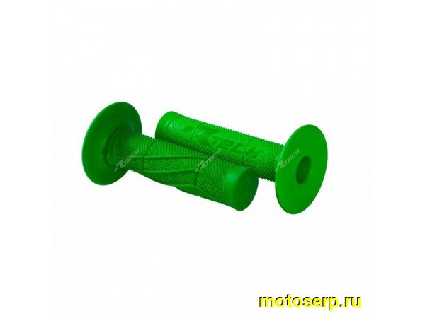Купить  Ручки руля (грипсы) RTech Wave Soft Grips 115мм зеленые R-MPRWAVEVE015 (пар) (SM 123-8758 купить с доставкой по Москве и России, цена, технические характеристики, комплектация фото  - motoserp.ru