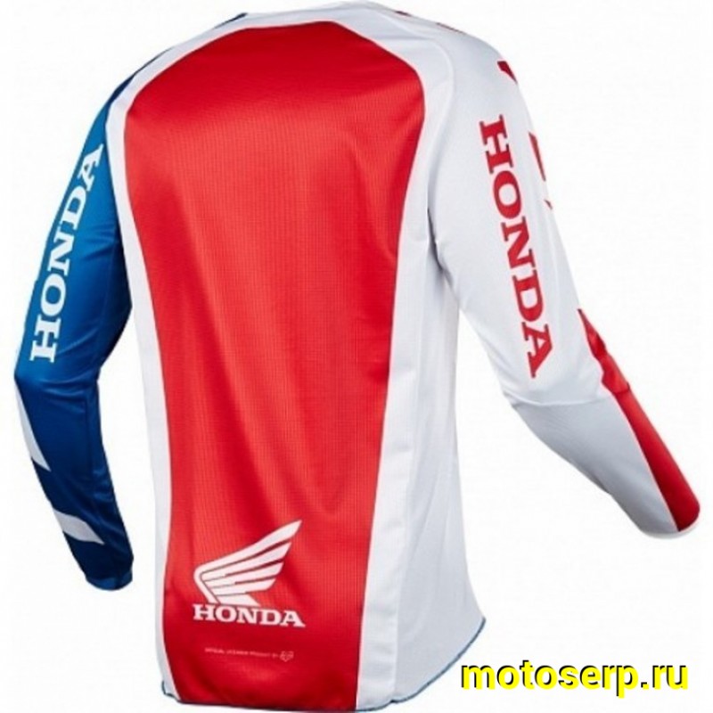 Купить  Джерси (футболка для мотокросса) Fox 180 Honda красный XXL (шт) (0 купить с доставкой по Москве и России, цена, технические характеристики, комплектация фото  - motoserp.ru
