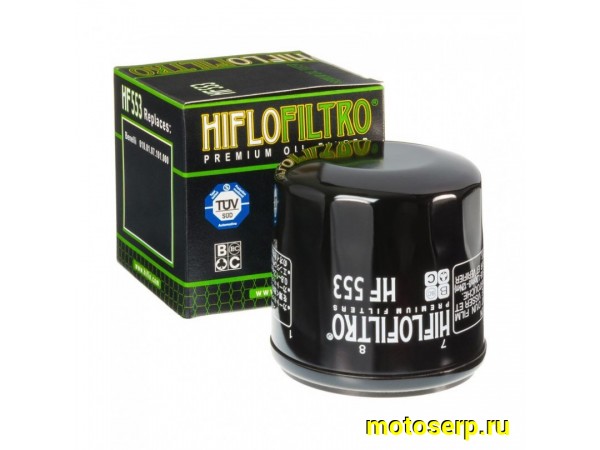 Купить  Масл. фильтр HI FLO HF553 (шт) (0 купить с доставкой по Москве и России, цена, технические характеристики, комплектация фото  - motoserp.ru