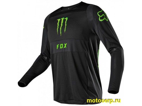 Купить  Джерси (футболка для мотокросса) Fox 360 Monster/PC Jersey Black S (24384-001-S) (шт) (0 купить с доставкой по Москве и России, цена, технические характеристики, комплектация фото  - motoserp.ru