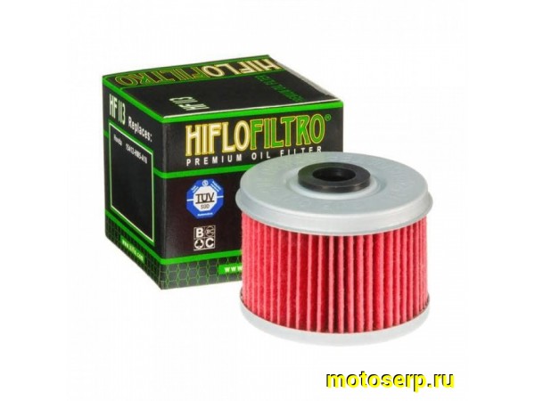 Купить  Масл. фильтр HI FLO HF113 (шт) (JP    купить с доставкой по Москве и России, цена, технические характеристики, комплектация фото  - motoserp.ru