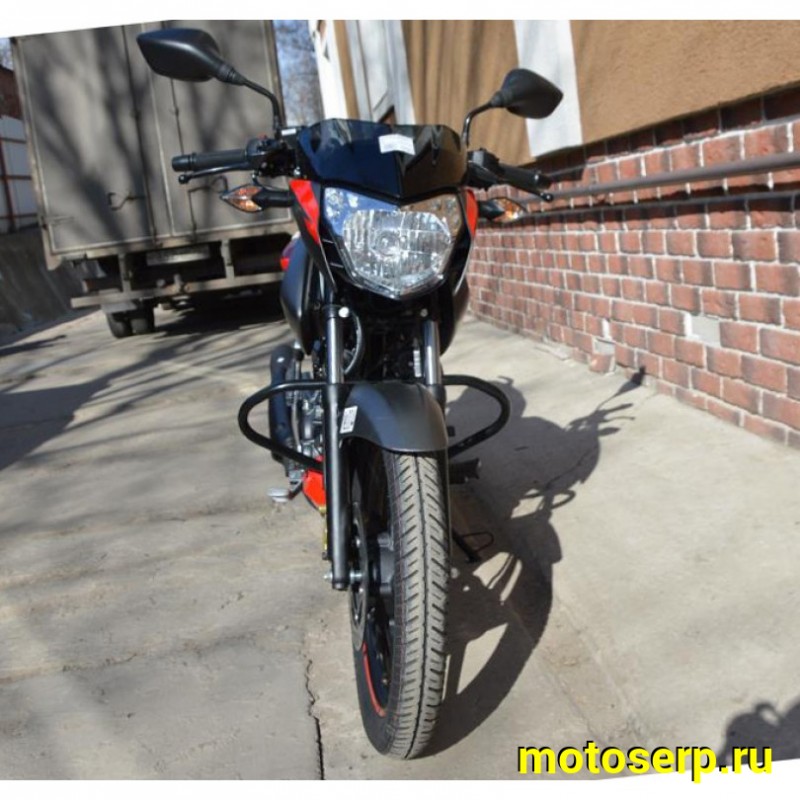 Купить  Мотоцикл BAJAJ Pulsar NS125 ( Баджаж Пульсар 125) 125сс,4-такт.,возд.охл.,карбюр.,кол.17"/17" (шт) купить с доставкой по Москве и России, цена, технические характеристики, комплектация фото  - motoserp.ru