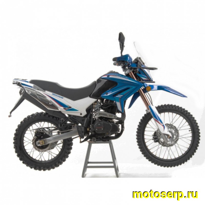Купить  Мотоцикл внедорожный Motoland XR250 ENDURO 172FMM (ЭПТС), 21/18, с ветровым щитком, СИНИЙ (шт) (ML 13334 купить с доставкой по Москве и России, цена, технические характеристики, комплектация фото  - motoserp.ru