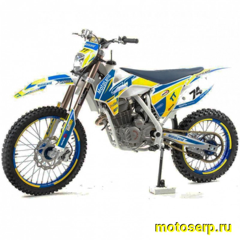 Купить  Мотоцикл Кросс/Эндуро Motoland TT250 (спортинв), 21/18, 172FMM, 4Т, возд.охл, карб NIBBI  (шт) (ML 13876 купить с доставкой по Москве и России, цена, технические характеристики, комплектация фото  - motoserp.ru