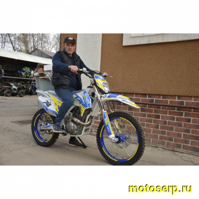 Купить  Мотоцикл Кросс/Эндуро Motoland TT250 (спортинв), 21/18, 172FMM, 4Т, возд.охл, карб NIBBI  (шт) (ML 13876 купить с доставкой по Москве и России, цена, технические характеристики, комплектация фото  - motoserp.ru