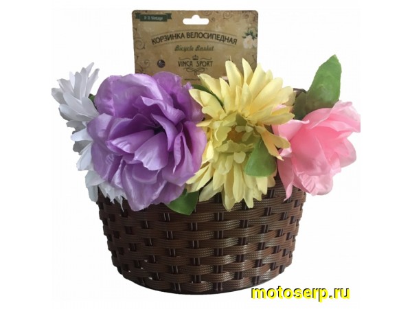 Купить  Корзина передняя на руль РЕТРО Vintage Вело (шт) (Бар P 11 Vintage купить с доставкой по Москве и России, цена, технические характеристики, комплектация фото  - motoserp.ru