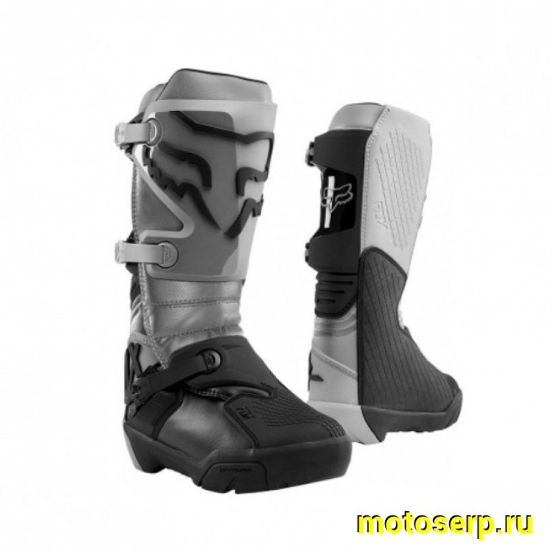 Купить  Мотоботы кросс. Fox Comp X Boot Grey 12; р-р 46" (24012-006-12) (Ч/З) (пар) (Fox Н65983 купить с доставкой по Москве и России, цена, технические характеристики, комплектация фото  - motoserp.ru