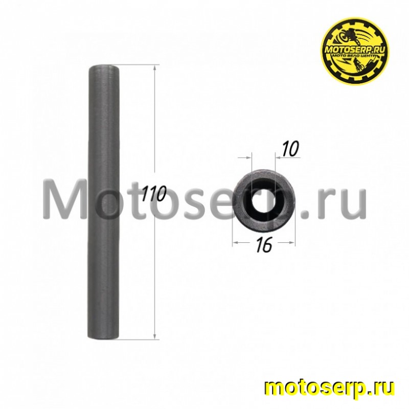 Купить  Втулка рычага перед подвески (d-10, D-16, L-137) KAYO VIPER, STORM, BULL 2B, BULL 3C (внутренняя)  (шт) (SM 185-4473 купить с доставкой по Москве и России, цена, технические характеристики, комплектация фото  - motoserp.ru
