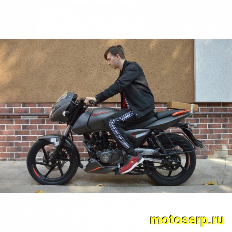 Купить  Мотоцикл BAJAJ Pulsar 180 ( Баджаж Пульсар 180)  180сс,4Т.,возд.охл.,карбюр.,кол.17"/17" (шт) купить с доставкой по Москве и России, цена, технические характеристики, комплектация фото  - motoserp.ru