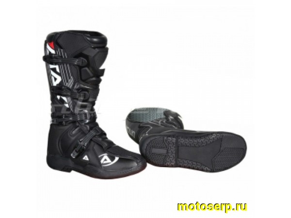 Купить  Мотоботы кросс. ATAKI MX-001 (защ. голени), черные р-р 45" (Ч/З) (пар) (SM 872-6075 купить с доставкой по Москве и России, цена, технические характеристики, комплектация фото  - motoserp.ru