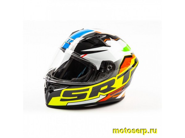 Купить  Шлем закрытый GTX 578 (M) #2 BLACK/ ORANGE GREEN (шт) (0 купить с доставкой по Москве и России, цена, технические характеристики, комплектация фото  - motoserp.ru
