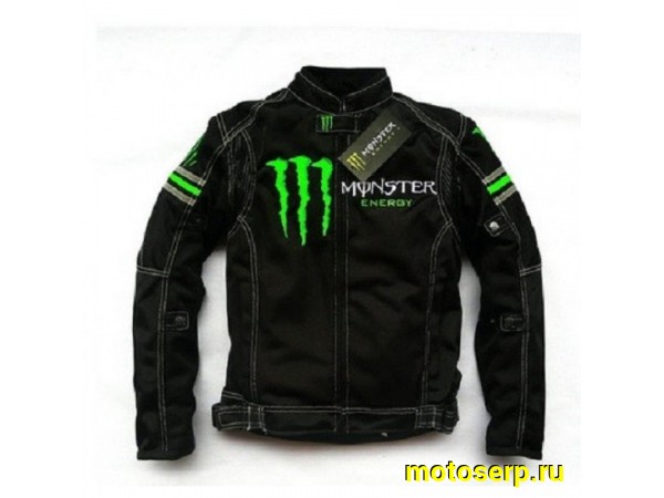 Купить  Куртка с жесткими вставками текстильная Monster Energy текстильная (L)  (шт) (МотоЯ купить с доставкой по Москве и России, цена, технические характеристики, комплектация фото  - motoserp.ru