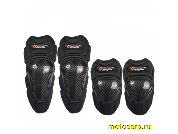 Купить  Наколенники + налокотники (щитки) PRO-BIKER CARBON чёрные (пар) (0 купить с доставкой по Москве и России, цена, технические характеристики, комплектация фото  - motoserp.ru