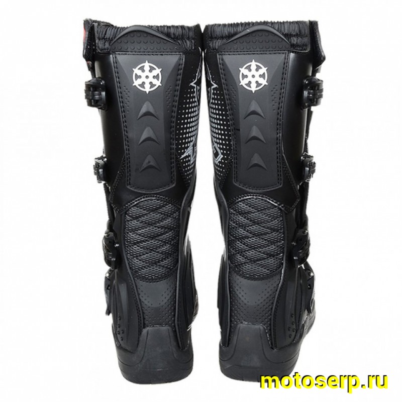Купить  Мотоботы кросс. RYO Racing MX5 ENDURO (защ. голени), 41" черные (Ч/З) (пар) (Regul 304236-3 купить с доставкой по Москве и России, цена, технические характеристики, комплектация фото  - motoserp.ru
