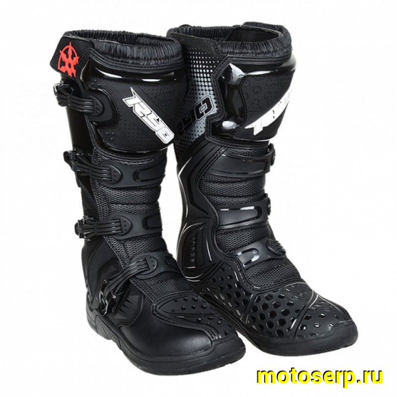 Купить  Мотоботы кросс. RYO Racing MX5 ENDURO (защ. голени), 44" черные (Ч/З) (пар) (Regul 304236-6 купить с доставкой по Москве и России, цена, технические характеристики, комплектация фото  - motoserp.ru