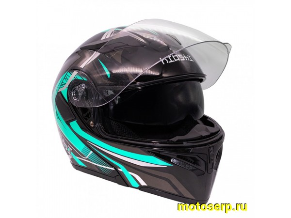 Купить  Шлем трансформер (модуляр) KIOSHI Tourist 902/316 бирюзовый р-р XL (шт) (Regul 102288-8 купить с доставкой по Москве и России, цена, технические характеристики, комплектация фото  - motoserp.ru