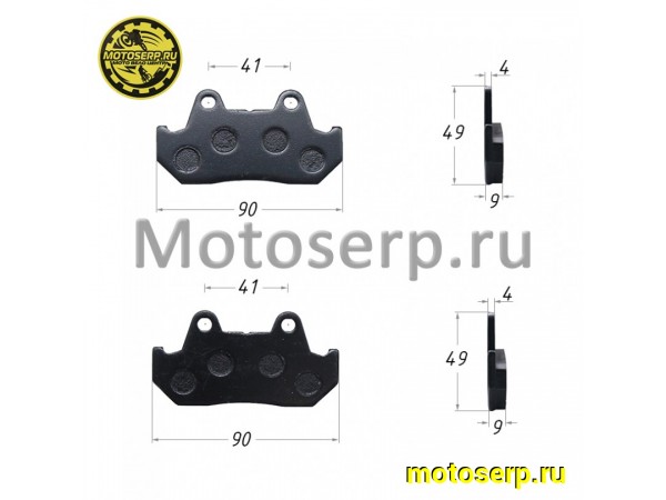 Купить  Колодки тормозные диск  Honda-CR 125/CR 250/ATC 250/XR 250 и др. Скутер (пар)  (0 купить с доставкой по Москве и России, цена, технические характеристики, комплектация фото  - motoserp.ru