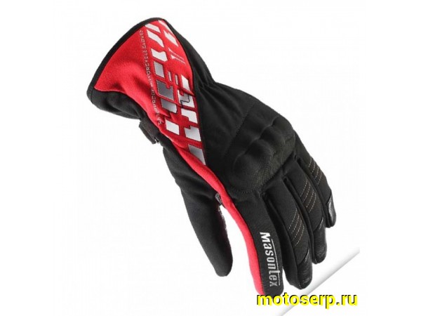Купить  Перчатки Masontex M36 зимние черные/красные (XL) (пар)  (Regul 304174-7 купить с доставкой по Москве и России, цена, технические характеристики, комплектация фото  - motoserp.ru