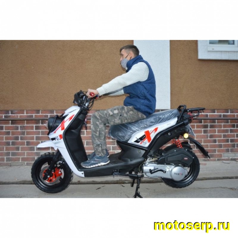 Купить  Скутер VMC SMART-II NEW (Венто Смарт-2 нью) 50 cc; 2- местный, 4Т, возд. охлажд., диск/барабан, кол. 12"/12" (шт) 01500 (Vento купить с доставкой по Москве и России, цена, технические характеристики, комплектация фото  - motoserp.ru