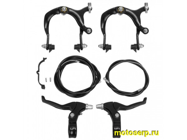 Купить  Тормоза V-BRAKE (клещи) (комплект с рычагами). (NO NAME-Китай) Вело (комп.) (Дан купить с доставкой по Москве и России, цена, технические характеристики, комплектация фото  - motoserp.ru