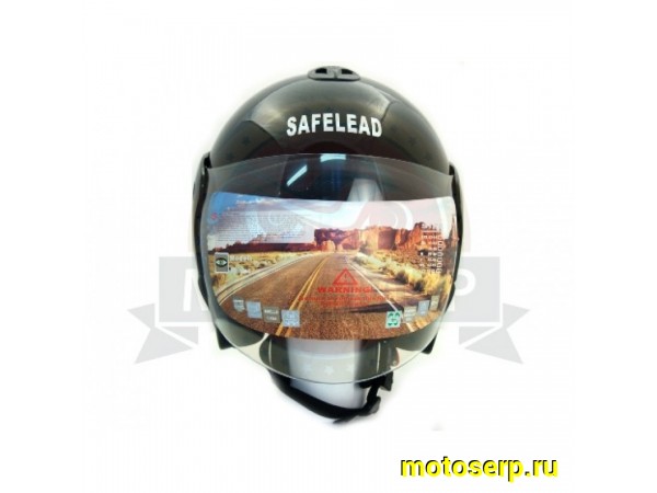 Купить  Шлем открытый байк со стеклом Safelead LX-217 колобки КРАСНЫЙ (L) (шт) (0 купить с доставкой по Москве и России, цена, технические характеристики, комплектация фото  - motoserp.ru
