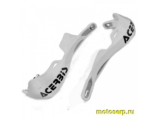 Купить  Защита рук/рычагов (уши) ACERBIS FG-SP-C-015 с метал. вставкой белая (пар)  (0 купить с доставкой по Москве и России, цена, технические характеристики, комплектация фото  - motoserp.ru