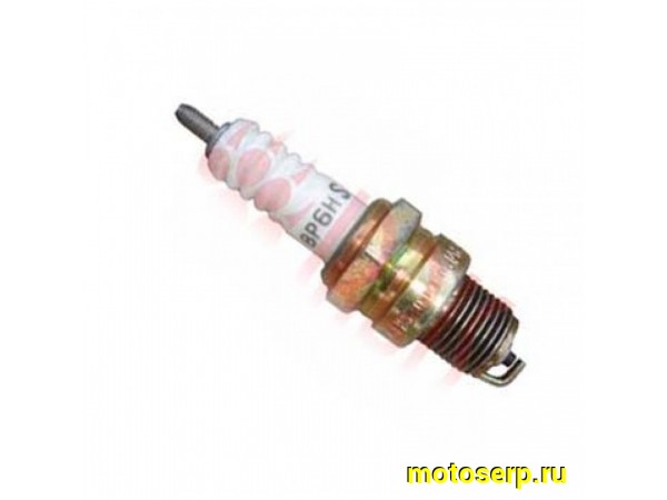 Купить  Свеча зажигания ( 6) NGK BP6HS  (аналог А-17В)  Скутер 2т (шт) (SM 323-7886 купить с доставкой по Москве и России, цена, технические характеристики, комплектация фото  - motoserp.ru