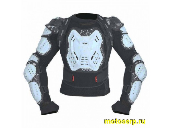 Купить  Защита тела (черепаха) HIZER AT-3503 L черный/белый (шт)  (0 купить с доставкой по Москве и России, цена, технические характеристики, комплектация фото  - motoserp.ru