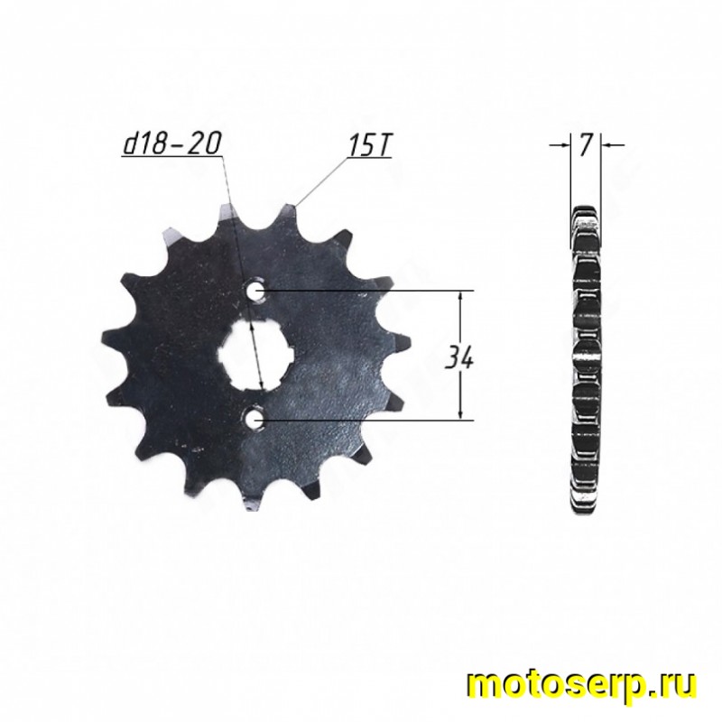Купить  Звезда ведущая (520-15) 166FMM и др. Falcon250  (шт) (SM 687-2581 купить с доставкой по Москве и России, цена, технические характеристики, комплектация фото  - motoserp.ru