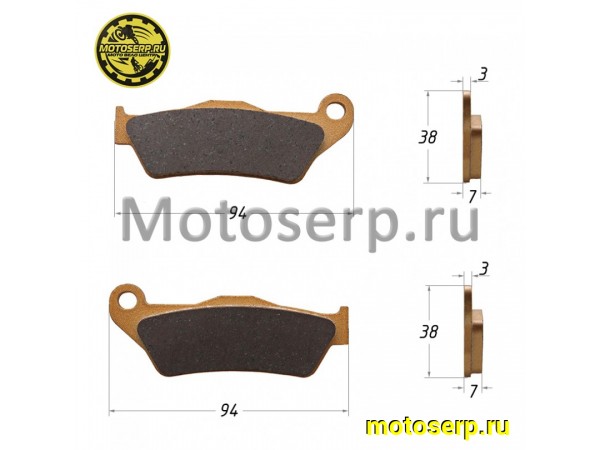 Купить  Колодки тормозные диск FA 181 SM-PARTS OFF-ROAD,  аналог EBC FA181HH,  VD-947 (пар) (Кокурин купить с доставкой по Москве и России, цена, технические характеристики, комплектация фото  - motoserp.ru