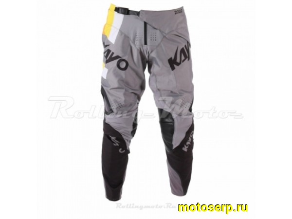 Купить  Штаны для мотокросса KAYO черные/серые  р-р XXL (шт)  (SM 930-6506 купить с доставкой по Москве и России, цена, технические характеристики, комплектация фото  - motoserp.ru