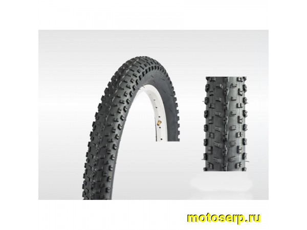 Купить  Покрышка  20" 406 20х3.0 ежик полуФЕТБАЙК BL-772 Вело (шт) (Дан купить с доставкой по Москве и России, цена, технические характеристики, комплектация фото  - motoserp.ru