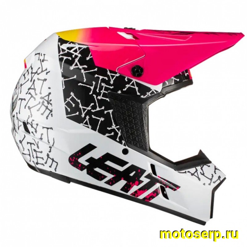 Купить  Шлем Кросс Leatt Moto 3.5 Jr Helmet Skull, YL, (1021000281) (шт) (Fox УТ-00009454 купить с доставкой по Москве и России, цена, технические характеристики, комплектация фото  - motoserp.ru