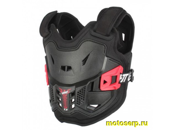 Купить  Защита тела (жилет защитный) Leatt Chest Protector 2.5 Kids OS  Black/Red (5016100601) (Детский) (Модель 2021г) (шт) (0 купить с доставкой по Москве и России, цена, технические характеристики, комплектация фото  - motoserp.ru