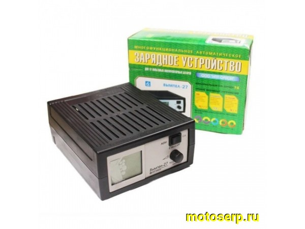 Купить  Зарядное устройства Вымпел-27 (ЖК, 0,8-7А, 12В, в автоматическом  режиме) (MM 28572 купить с доставкой по Москве и России, цена, технические характеристики, комплектация фото  - motoserp.ru