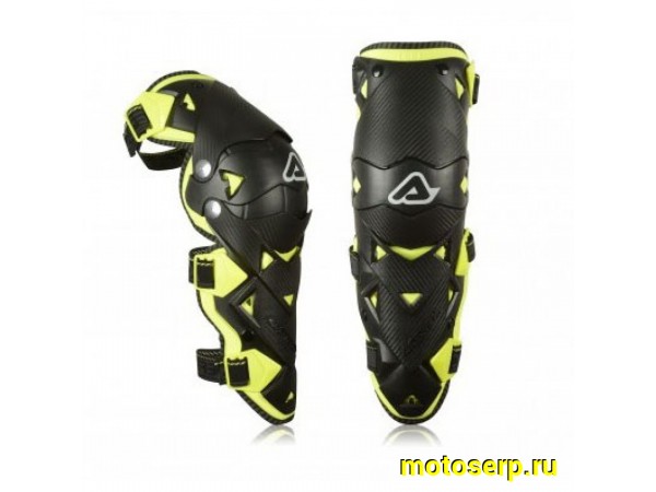 Купить  Наколенники ACERBIS X-STRONG KNEE Black/Yellow (пар) (0 купить с доставкой по Москве и России, цена, технические характеристики, комплектация фото  - motoserp.ru