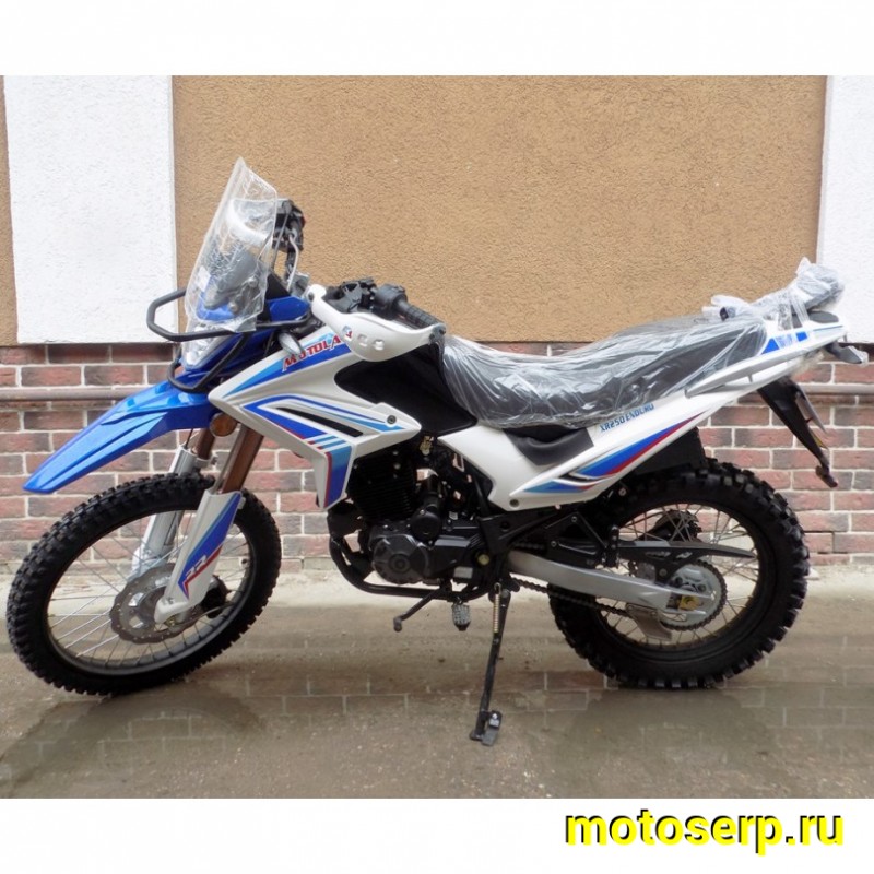 Купить  Мотоцикл внедорожный Motoland XR 250 ENDURO 172FMM (ЭПТС), 21/18, с ветровым щитком, БЕЛЫЙ (шт) (ML 14836 купить с доставкой по Москве и России, цена, технические характеристики, комплектация фото  - motoserp.ru
